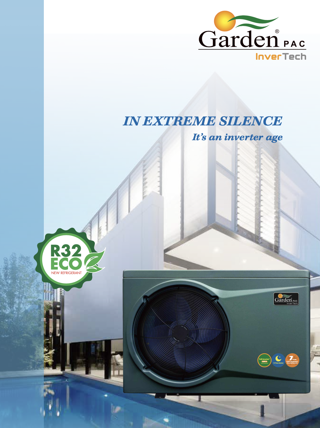 GARDEN PAC INVERTECH HEAT PUMP 20.4 KW SALE PRICE Total Pool